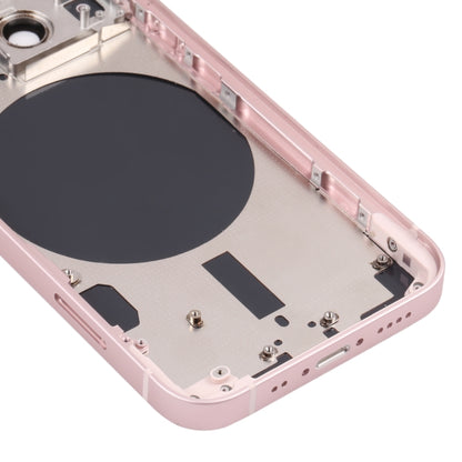 Couvercle du boîtier arrière avec plateau pour carte SIM, touches latérales et objectif d'appareil photo pour iPhone 13 Mini