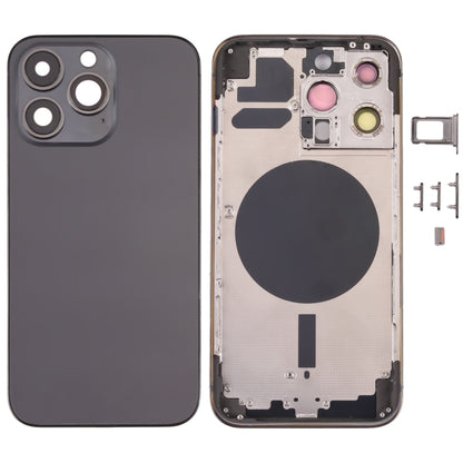 Couvercle du boîtier arrière avec plateau pour carte SIM, touches latérales et objectif d'appareil photo pour iPhone 13 Pro