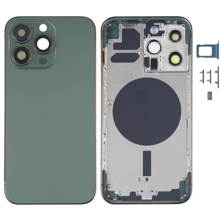 Couvercle du boîtier arrière avec plateau pour carte SIM, touches latérales et objectif d'appareil photo pour iPhone 13 Pro