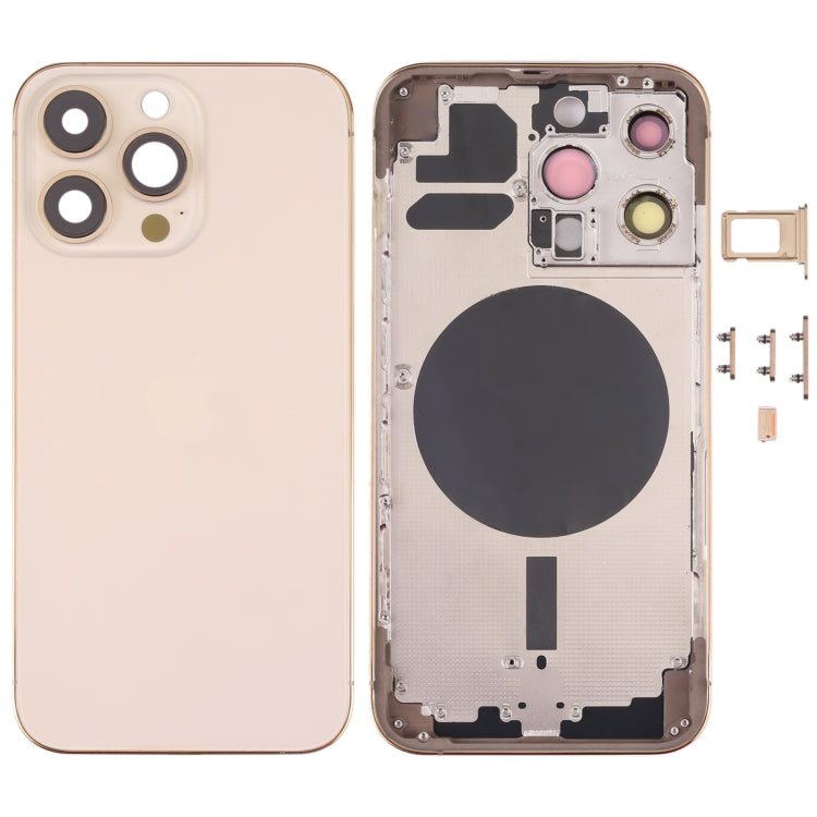 Couvercle du boîtier arrière avec plateau pour carte SIM, touches latérales et objectif d'appareil photo pour iPhone 13 Pro