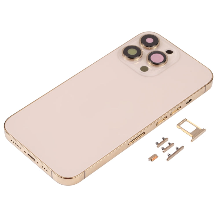 Couvercle du boîtier arrière avec plateau pour carte SIM, touches latérales et objectif d'appareil photo pour iPhone 13 Pro