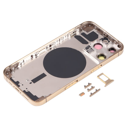 Couvercle du boîtier arrière avec plateau pour carte SIM, touches latérales et objectif d'appareil photo pour iPhone 13 Pro
