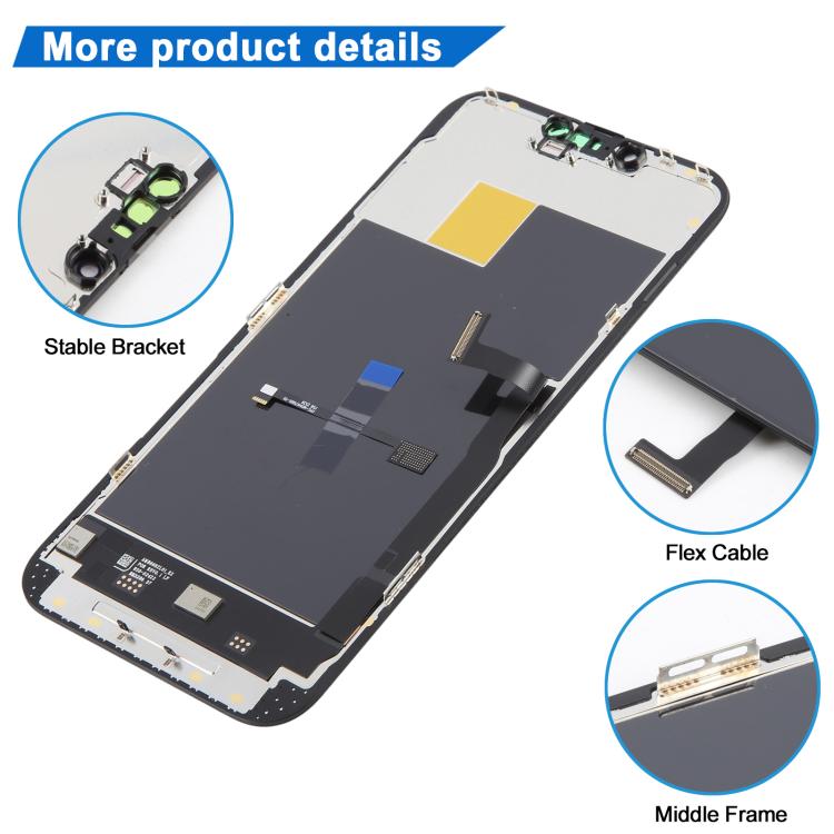 Écran LCD OLED souple JK pour iPhone 13 Pro Max, For iPhone 13 Pro Max