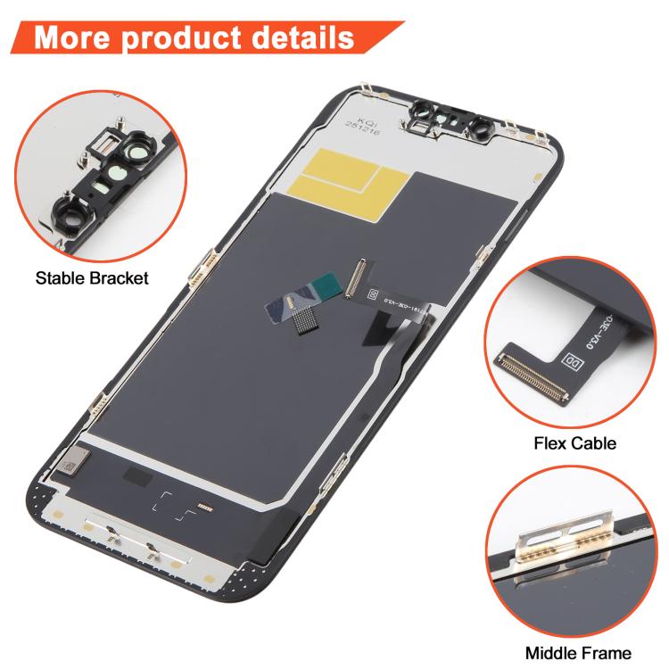 Écran OLED souple DD pour iPhone 13 Pro Max, For iPhone 13 Pro Max(Soft LCD)