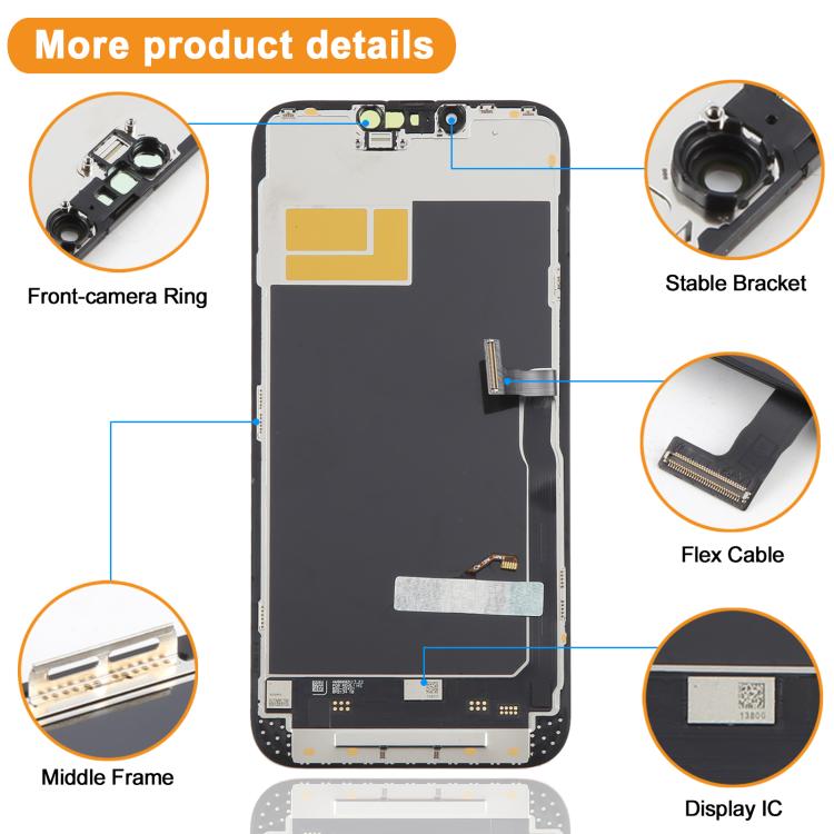 Écran OLED souple HXL pour iPhone 13 Pro Max, For iPhone 13 Pro Max