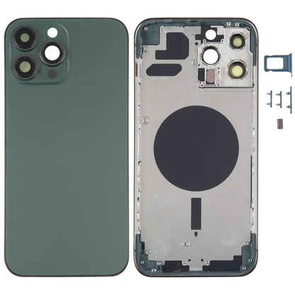 Couvercle du boîtier arrière avec plateau pour carte SIM, touches latérales et objectif d'appareil photo pour iPhone 13 Pro Max