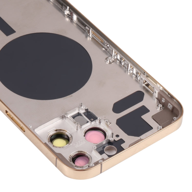 Couvercle du boîtier arrière avec plateau pour carte SIM, touches latérales et objectif d'appareil photo pour iPhone 13 Pro Max