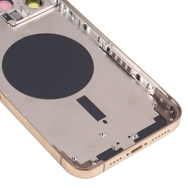 Couvercle du boîtier arrière avec plateau pour carte SIM, touches latérales et objectif d'appareil photo pour iPhone 13 Pro Max