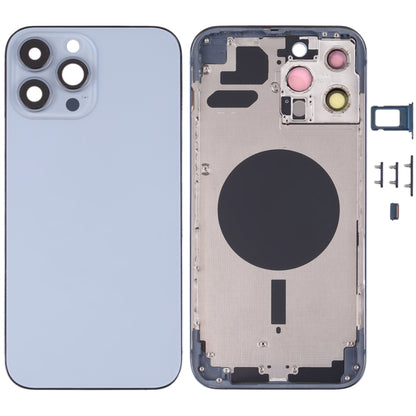 Couvercle du boîtier arrière avec plateau pour carte SIM, touches latérales et objectif d'appareil photo pour iPhone 13 Pro Max