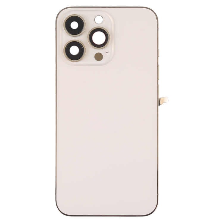 Coque arrière de batterie pour iPhone 13 Pro, avec touches latérales, plateau pour cartes, alimentation, câble flexible de Volume et Module de chargement sans fil
