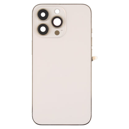 Coque arrière de batterie pour iPhone 13 Pro, avec touches latérales, plateau pour cartes, alimentation, câble flexible de Volume et Module de chargement sans fil