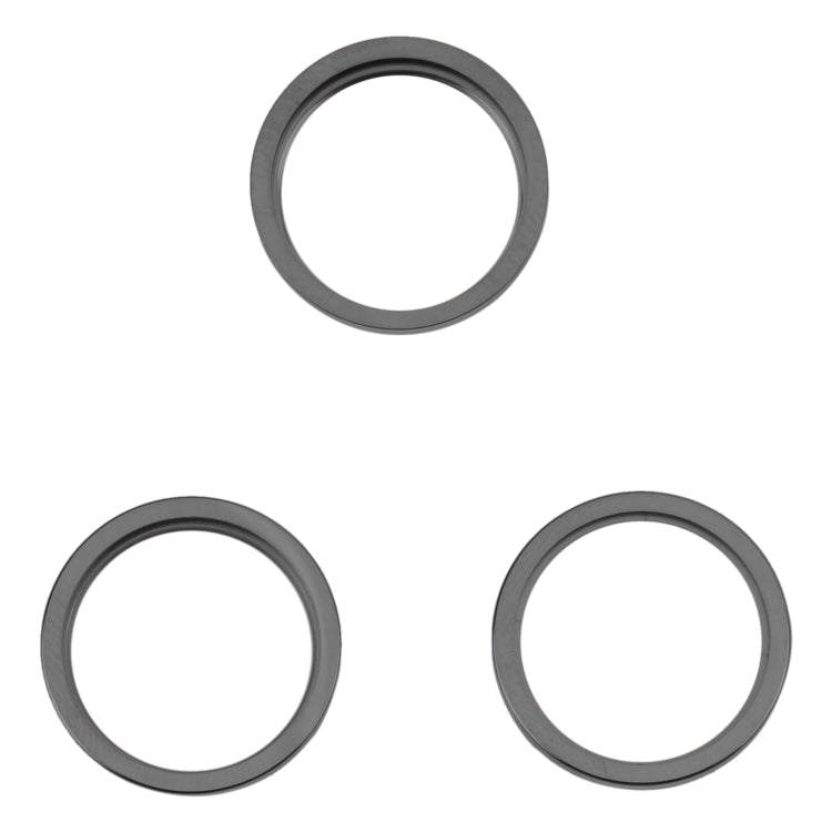 Lentille en verre de caméra arrière pour iPhone 14 Pro Max, 3 pièces, anneau de protection extérieur en métal