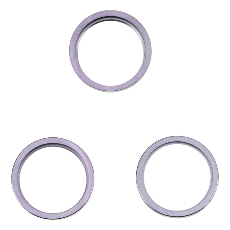Lentille en verre de caméra arrière pour iPhone 14 Pro Max, 3 pièces, anneau de protection extérieur en métal