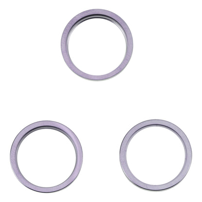 Lentille en verre de caméra arrière pour iPhone 14 Pro Max, 3 pièces, anneau de protection extérieur en métal