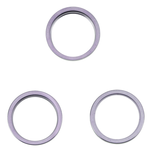 Lentille en verre de caméra arrière pour iPhone 14 Pro Max, 3 pièces, anneau de protection extérieur en métal
