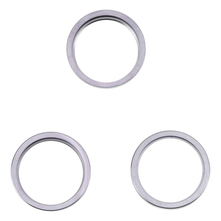 Lentille en verre de caméra arrière pour iPhone 14 Pro Max, 3 pièces, anneau de protection extérieur en métal