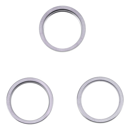 Lentille en verre de caméra arrière pour iPhone 14 Pro Max, 3 pièces, anneau de protection extérieur en métal