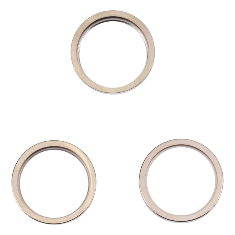 Lentille en verre de caméra arrière pour iPhone 14 Pro Max, 3 pièces, anneau de protection extérieur en métal