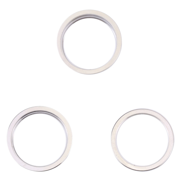 Lentille en verre de caméra arrière pour iPhone 14 Pro Max, 3 pièces, anneau de protection extérieur en métal