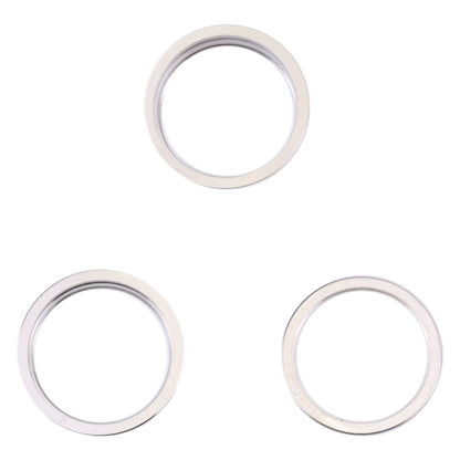 Lentille en verre de caméra arrière pour iPhone 14 Pro Max, 3 pièces, anneau de protection extérieur en métal