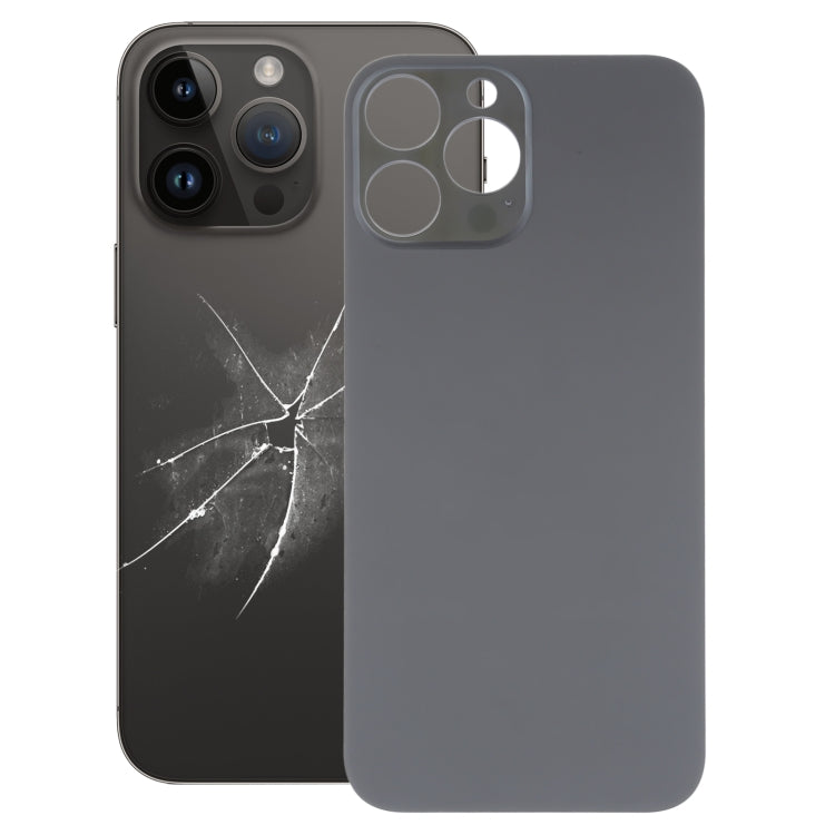 Couvercle de batterie arrière en verre avec grand trou de caméra, remplacement facile pour iPhone 14 Pro Max
