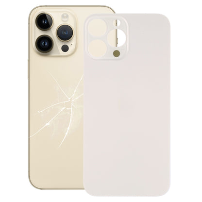 Couvercle de batterie arrière en verre avec grand trou de caméra, remplacement facile pour iPhone 14 Pro Max