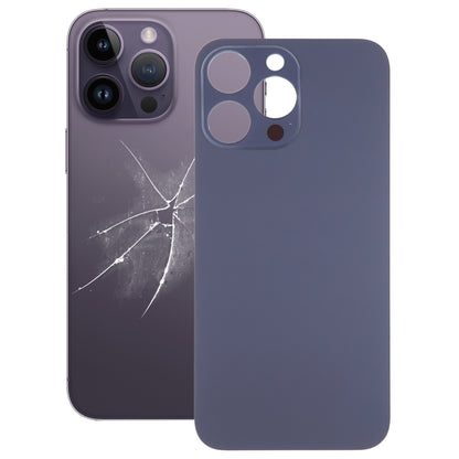 Couvercle de batterie arrière en verre avec grand trou de caméra, remplacement facile pour iPhone 14 Pro Max