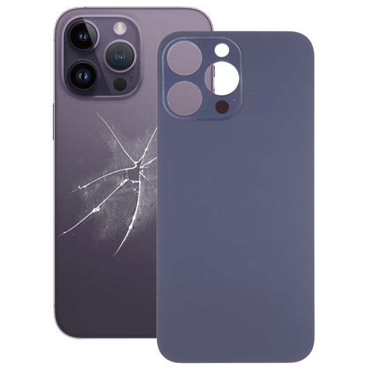 Couvercle de batterie arrière en verre avec grand trou de caméra, remplacement facile pour iPhone 14 Pro Max