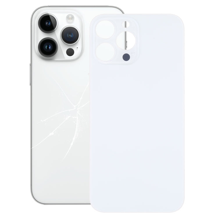 Couvercle de batterie arrière en verre avec grand trou de caméra, remplacement facile pour iPhone 14 Pro Max