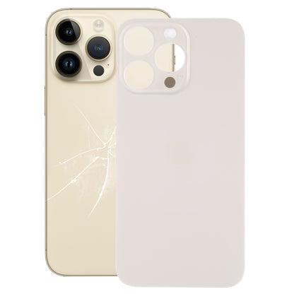 Couvercle de batterie arrière en verre avec grand trou de caméra, remplacement facile, pour iPhone 14 Pro
