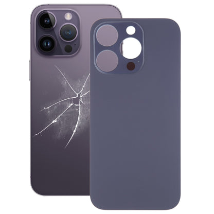 Couvercle de batterie arrière en verre avec grand trou de caméra, remplacement facile, pour iPhone 14 Pro