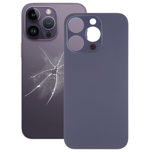 Couvercle de batterie arrière en verre avec grand trou de caméra, remplacement facile, pour iPhone 14 Pro