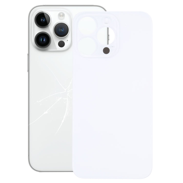 Couvercle de batterie arrière en verre avec grand trou de caméra, remplacement facile, pour iPhone 14 Pro