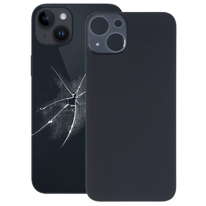 Couvercle de batterie arrière en verre pour iPhone 14 Plus, remplacement facile, grand trou de caméra