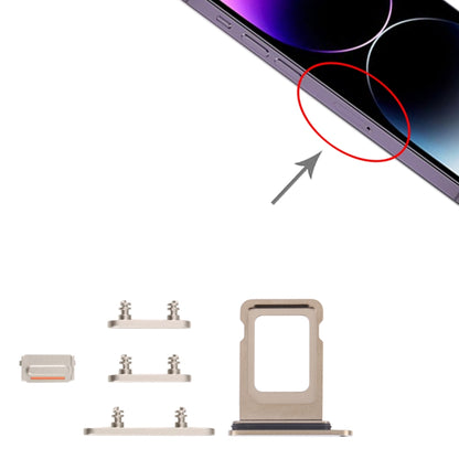 Tiroir Carte SIM + Tiroir Carte SIM + Touches Latérales pour iPhone 14 Pro Max