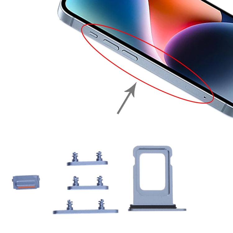 Tiroir Carte SIM + Tiroir Carte SIM + Touches Latérales pour iPhone 14 Plus