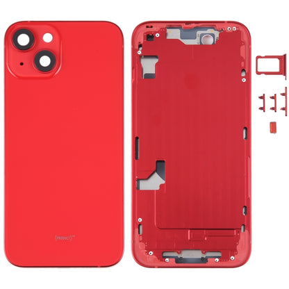 Coque arrière de batterie pour iPhone 14, avec cadre central/touches latérales
