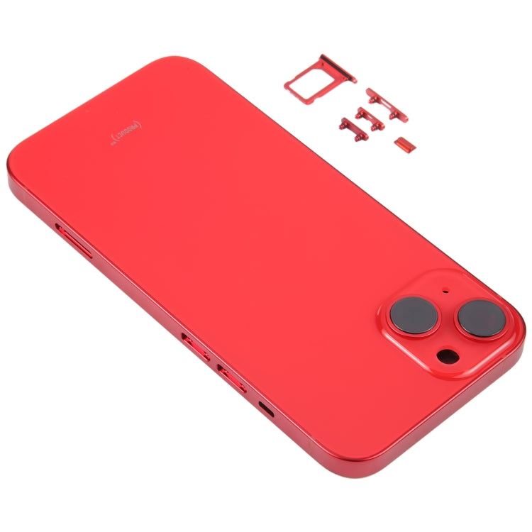 Coque arrière de batterie pour iPhone 14, avec cadre central/touches latérales