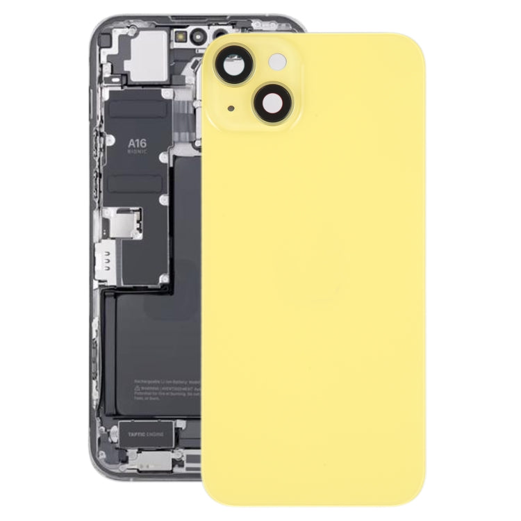 Coque arrière de batterie en verre avec support pour iPhone 14 Plus