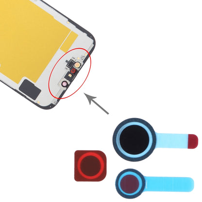 100/Set autocollant d'étanchéité d'ombrage LCD pour caméra avant pour iPhone 14/14 Plus