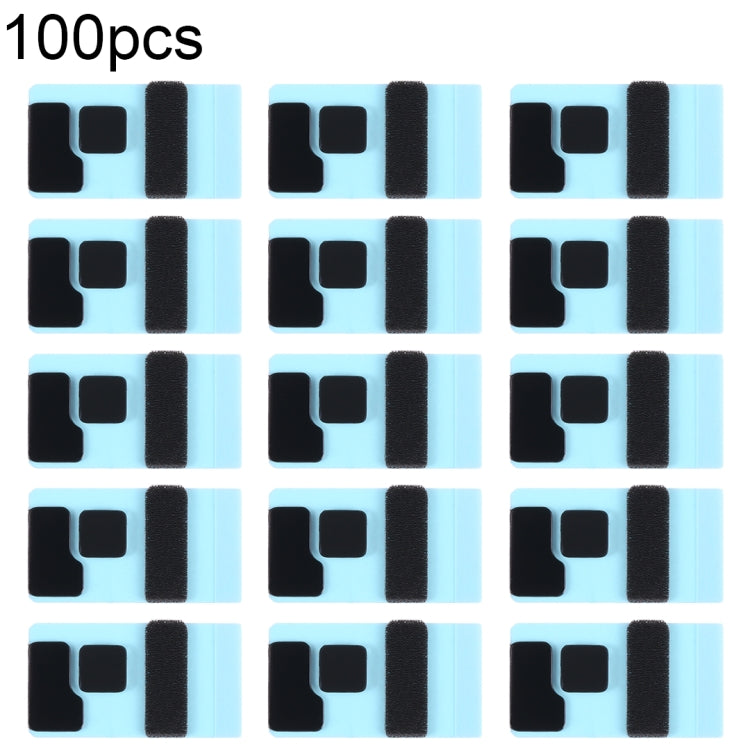 100/Set Autocollant adhésif LCD noir pour iPhone 14/14 Plus