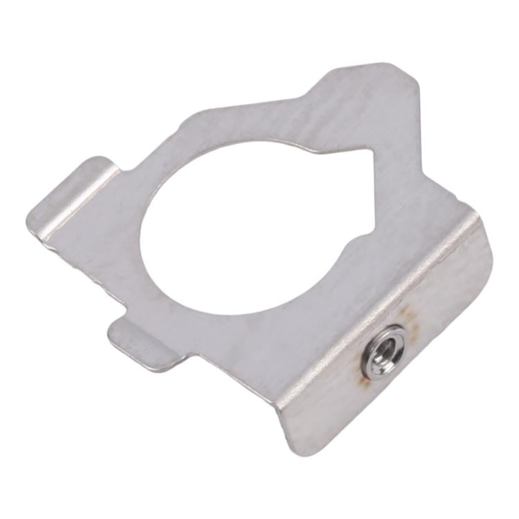 Pour iPhone 14 Pro / 14 Pro Max, couverture en feuille de fer pour lampe de poche (sur la couverture arrière)