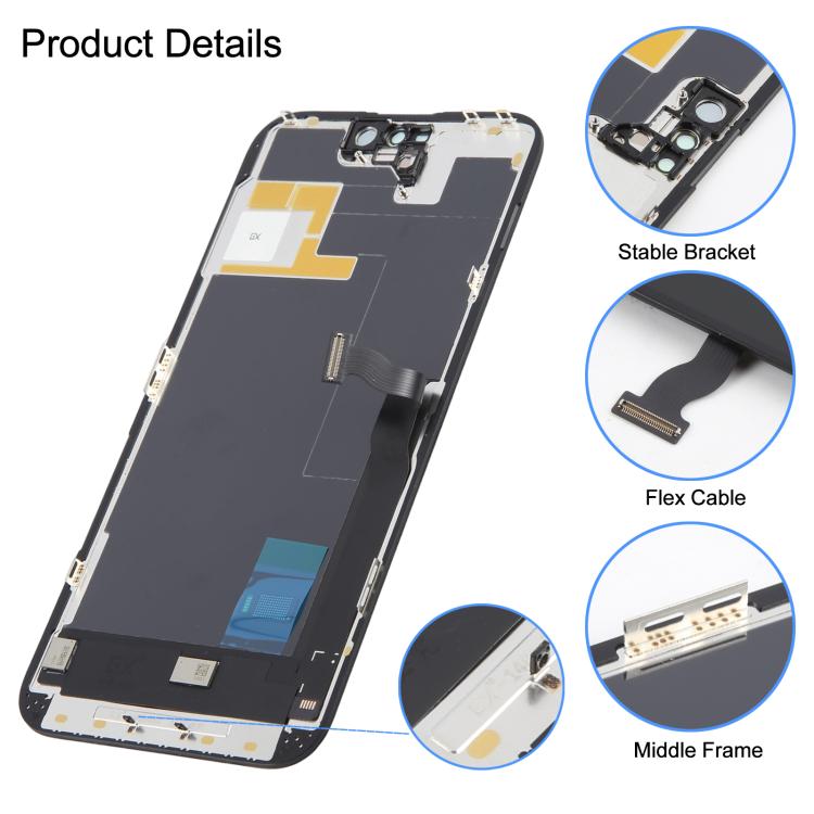 Écran OLED souple GX pour iPhone 14 Pro Max, For iPhone 14 Pro Max(GX Soft LCD)