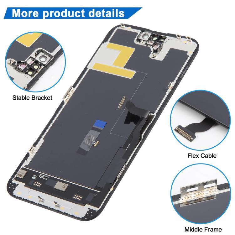 Écran LCD OLED souple JK pour iPhone 14 Pro Max, For iPhone 14 Pro Max