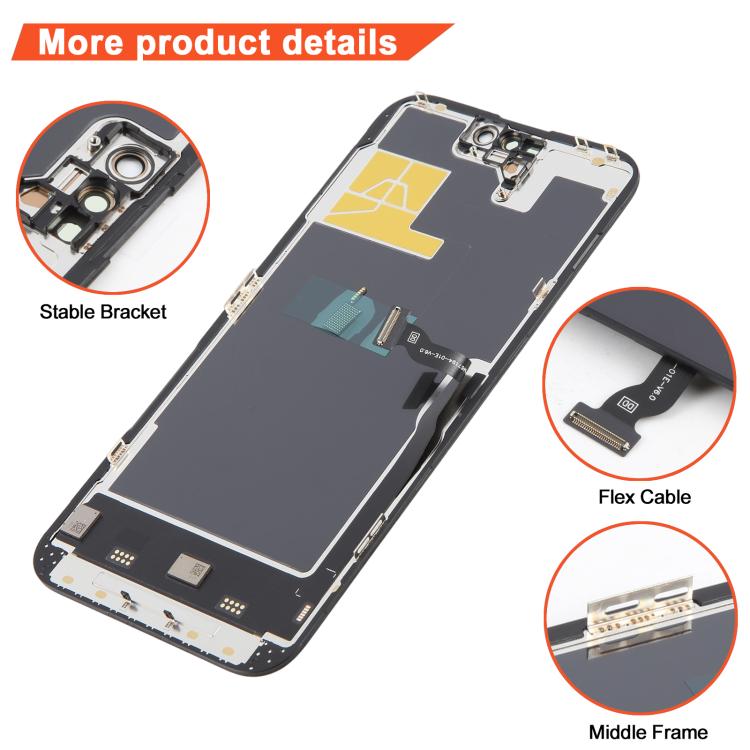 Écran OLED souple DD pour iPhone 14 Pro Max, For iPhone 14 Pro Max(Soft LCD)