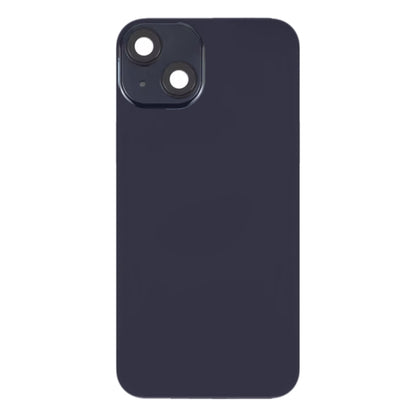 Pour iPhone 14 Plus Couvercle arrière de batterie en verre avec support de flash + module de chargement sans fil
