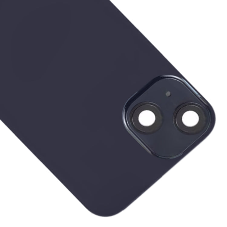 Pour iPhone 14 Plus Couvercle arrière de batterie en verre avec support de flash + module de chargement sans fil