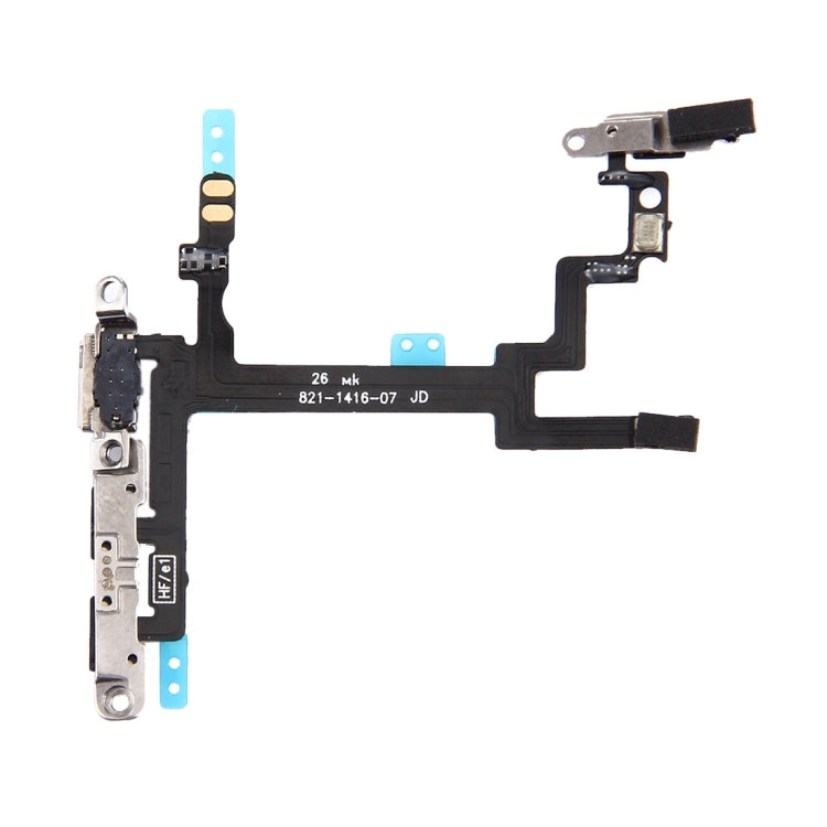 Câble flexible pour bouton d'alimentation et bouton de volume avec supports pour iPhone 5