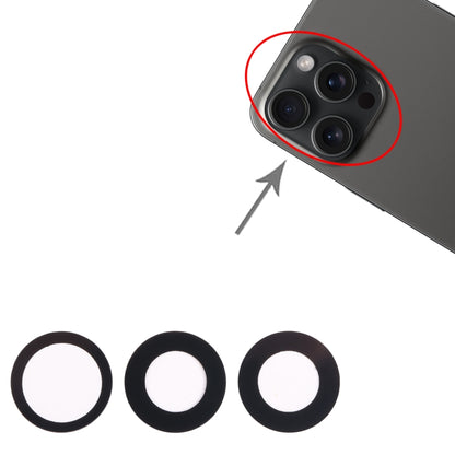 Pour iPhone 15 Pro Max Objectif de caméra arrière 3 en 1
