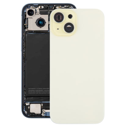 Coque arrière de batterie pour iPhone 15, avec couvercle d'objectif d'appareil photo + aimant MagSafe, For iPhone 15 (with MagSafe)